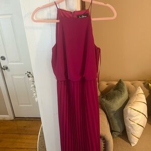 Sam Edelman One Shoulder Magenta Dress